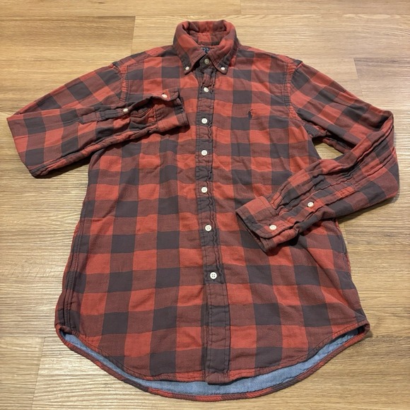 Polo Ralph Lauren Other - Polo Ralph Lauren Flannel Shirt Men's Small Buffalo Plaid‎ Red/Black Lumberjack